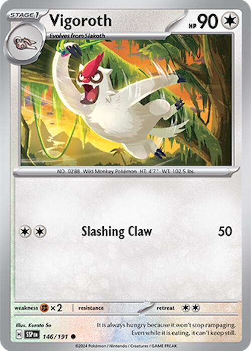 Vigoroth - Reverse Foil - Common - 146/191
