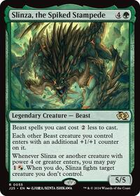 Slinza, the Spiked Stampede (Anime) - Non-Foil - 0055