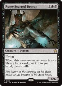 Rune-Scarred Demon - Non-Foil - 0184