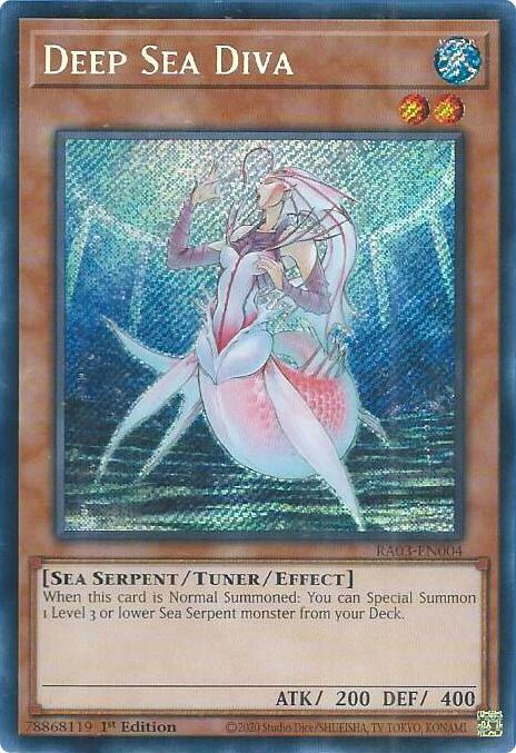 Deep Sea Diva (Secret Rare) - 1st Edition - RA03-EN004