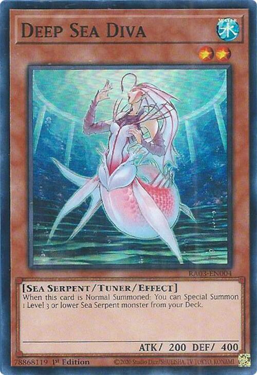 Deep Sea Diva - Super Rare - 1st Edition - RA03-EN004