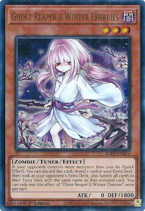 Ghost Reaper & Winter Cherries (Alternate Art) (UR) - 1st Edition - RA03-EN014