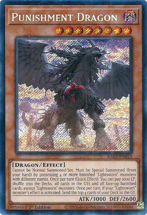 Punishment Dragon (Secret Rare) - 1st Edition - RA03-EN015