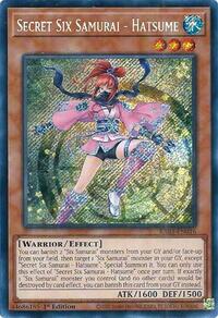 Secret Six Samurai - Hatsume (Secret) - 1st Edition - RA03-EN016