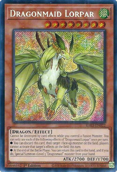 Dragonmaid Lorpar (Secret Rare) - RA03-EN022