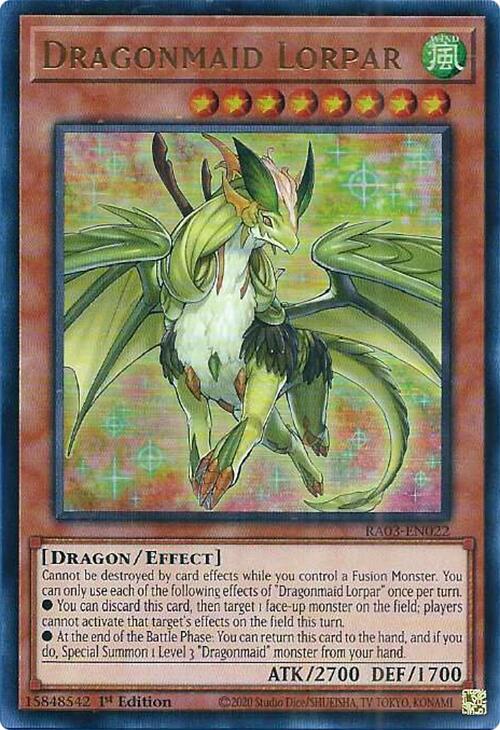 Dragonmaid Lorpar (UR) - RA03-EN022