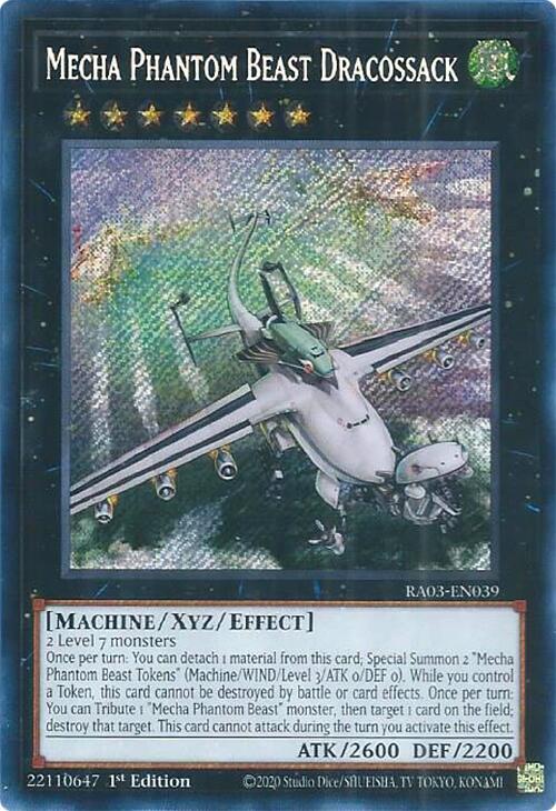 Mecha Phantom Beast Dracossack (Secret Rare) - RA03-EN039