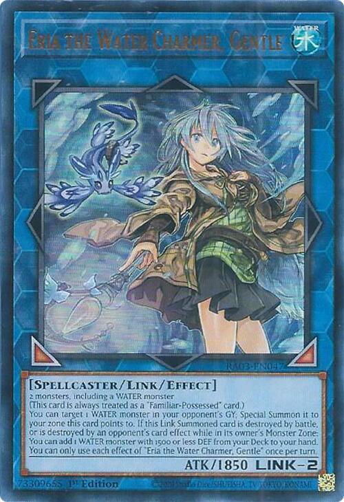 Eria the Water Charmer, Gentle (Ultra Rare) - 1st Edition - RA03-EN047