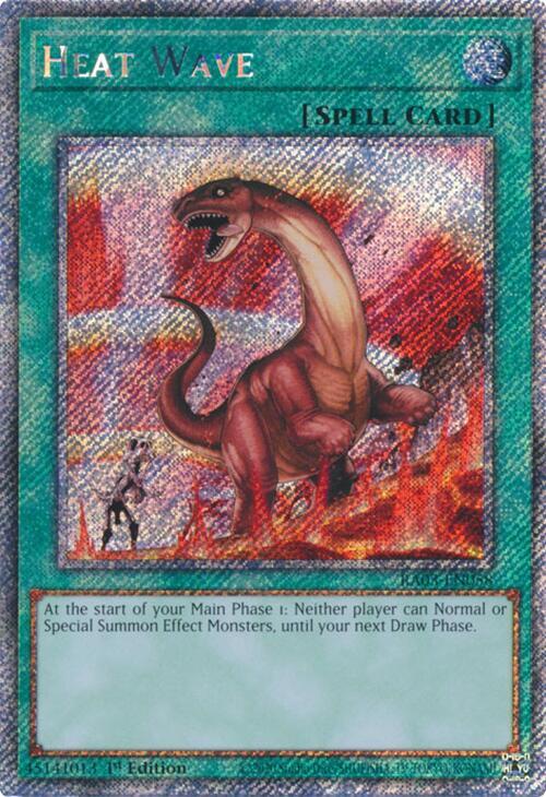 Heat Wave (Platinum Secret Rare) - RA03-EN058