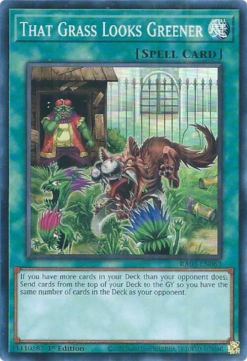 That Grass Looks Greener - 1st Edition - RA03-EN063
