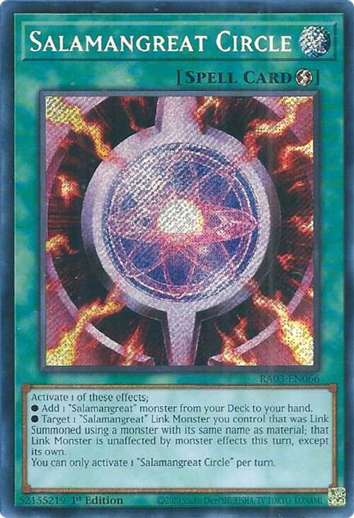 Salamangreat Circle (Secret Rare) - RA03-EN066