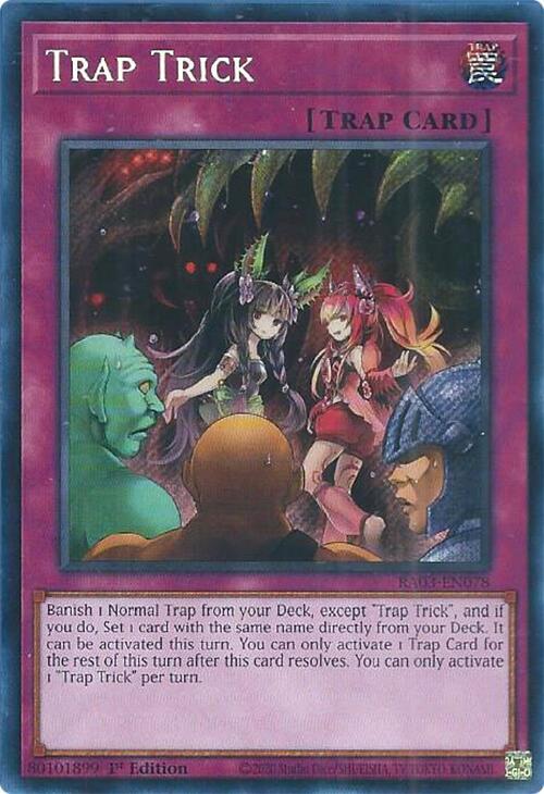 Trap Trick (Secret Rare) - 1st Edition - RA03-EN078