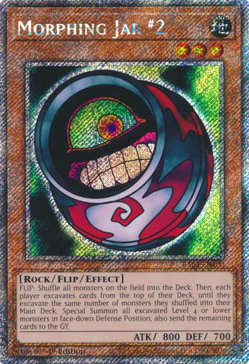 Morphing Jar #2 - Platinum Secret Rare - 1st Edition - RA03-EN100