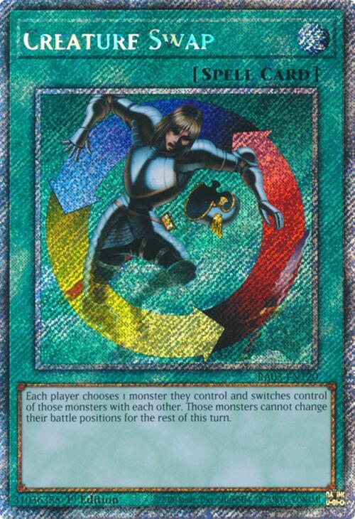 Creature Swap (Platinum Secret Rare) - RA03-EN120