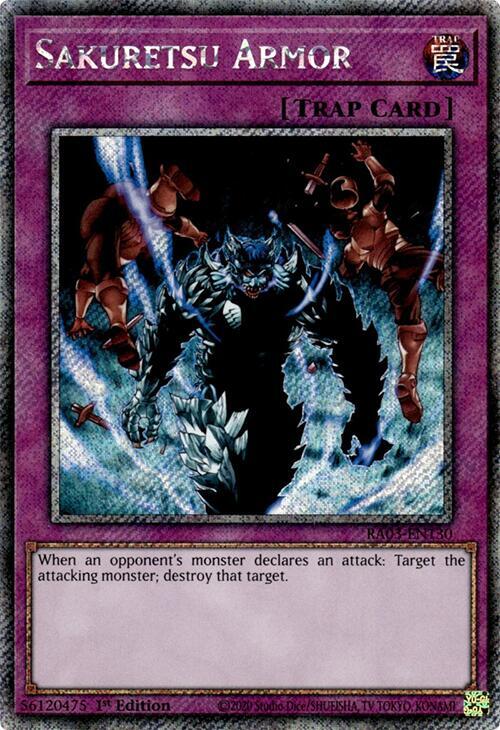 Sakuretsu Armor - Platinum Secret Rare - 1st Edition - RA03-EN130