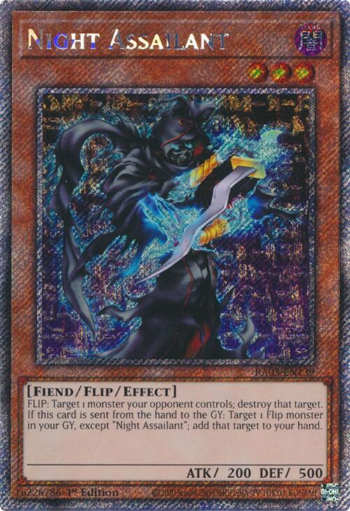 Night Assailant - Platinum Secret Rare - 1st Edition - RA03-EN139