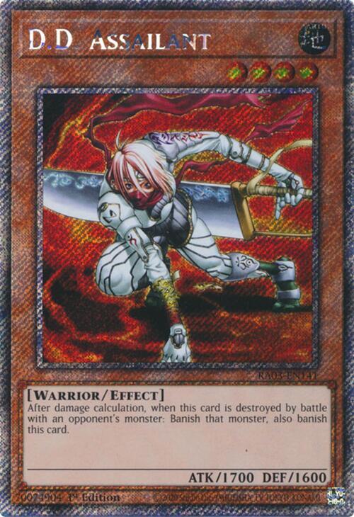 D.D Assailant - Platinum Secret Rare - 1st Edition - RA03-EN141