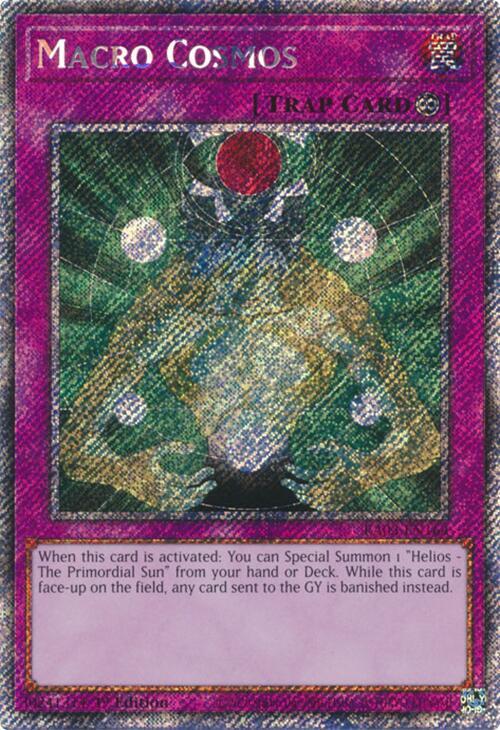 Macro Cosmos - Platinum Secret Rare - 1st Edition - RA03-EN164