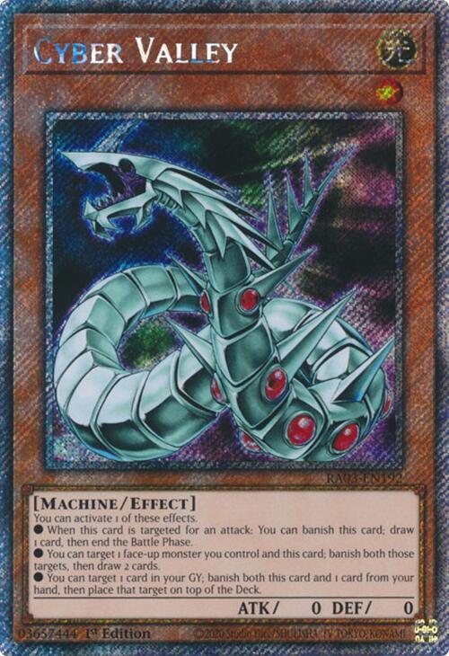 Cyber Vallley - Platinum Secret - 1st Edition - RA03-EN192