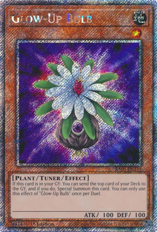 Glow-Up Bulb - Prismatic Secret Rare - 1st Edition - RA03-EN245