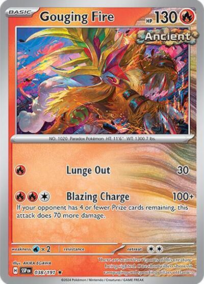 Gouging Fire - Holofoil - Rare - 038/191