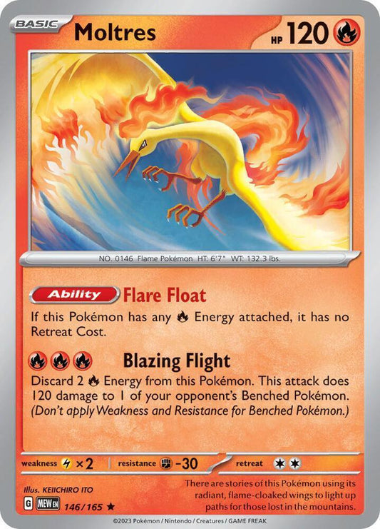 Moltres - Reverse Holofoil - 146/165