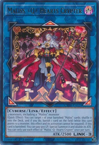 Maliss Q Hearts Crypter - 1st Edition - CRBR-EN020