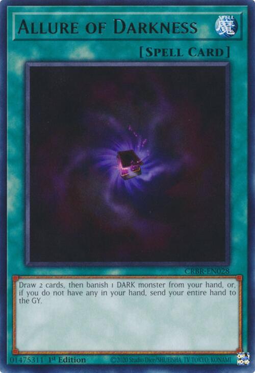 Allure of Darkness - Rare - 1st Edition - CRBR-EN028