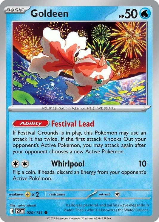 Goldeen - Reverse Foil - 020/131