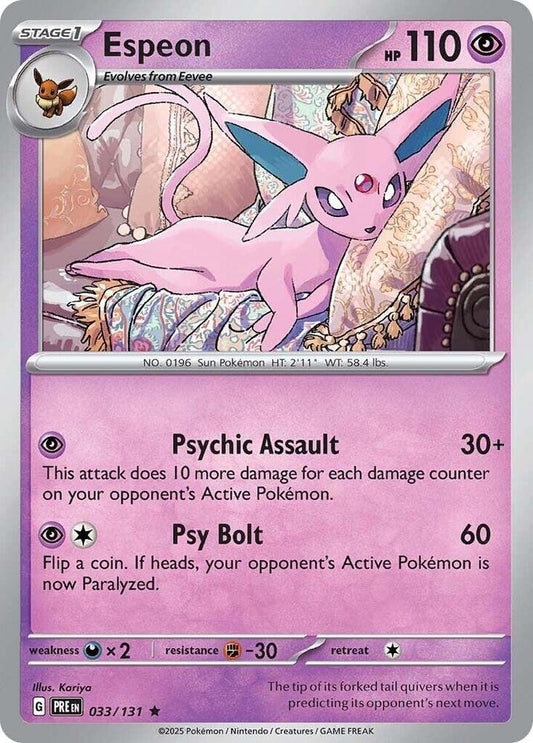 Espeon - Holofoil - 033/131