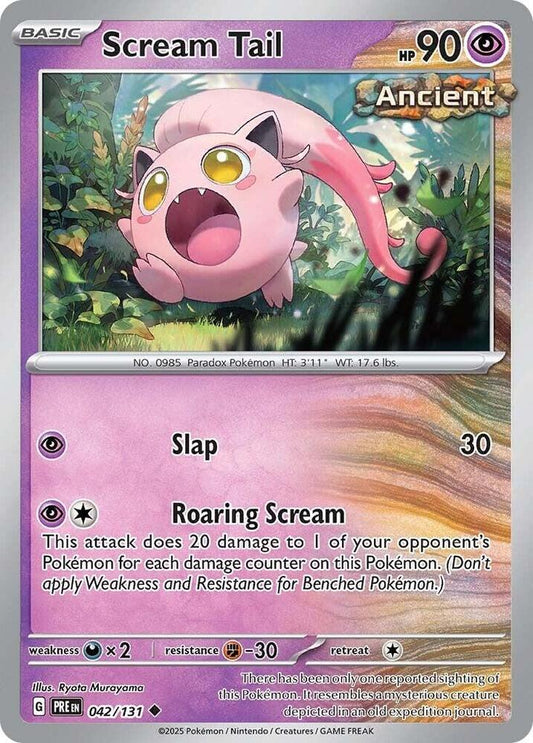 Scream Tail - Reverse Holofoil - 042/131