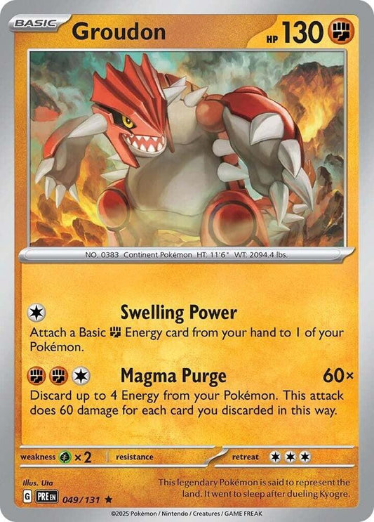 Groudon - Holofoil - Rare - 049/131