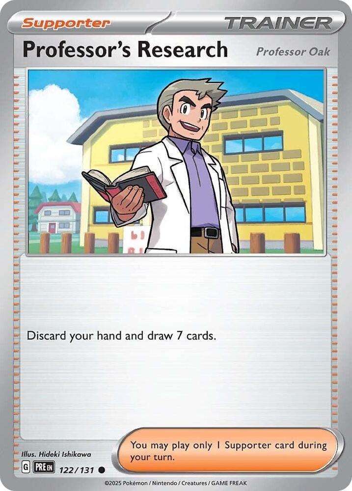 Professor's Research [Professor Oak] - Reverse Holofoil - 122/131