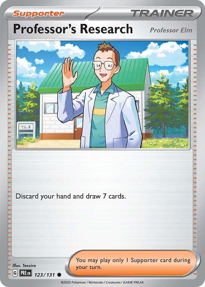 Professor's Research [Professor Elm] - Reverse Holofoil - 123/131