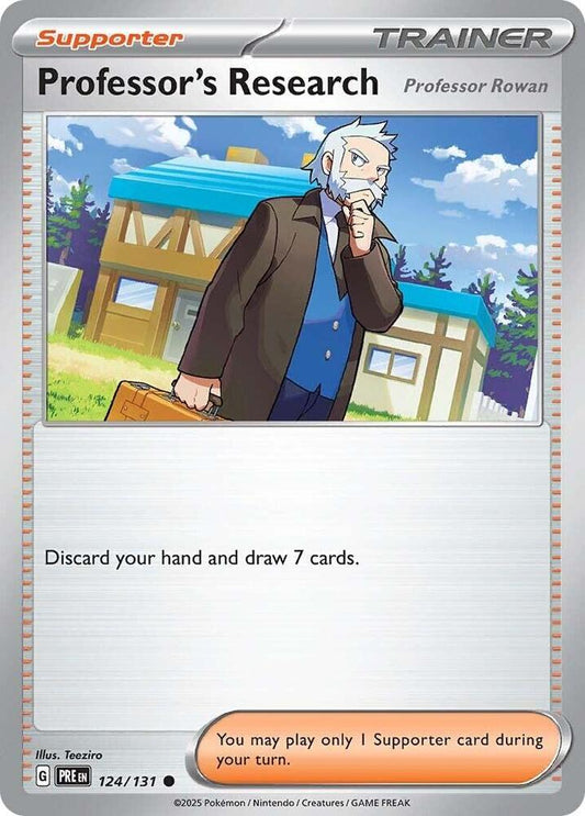 Professor's Research [Professor Rowan] - Reverse Holofoil - 124/131
