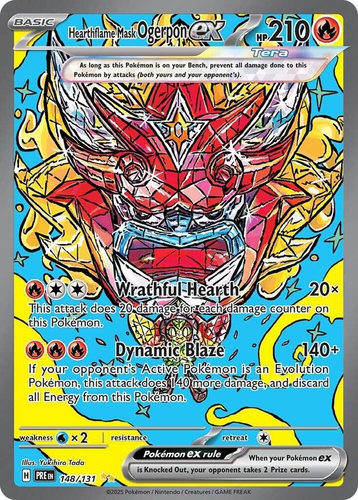 Hearthflame Mask Ogerpon ex - Special Illustration Rare - 148/131