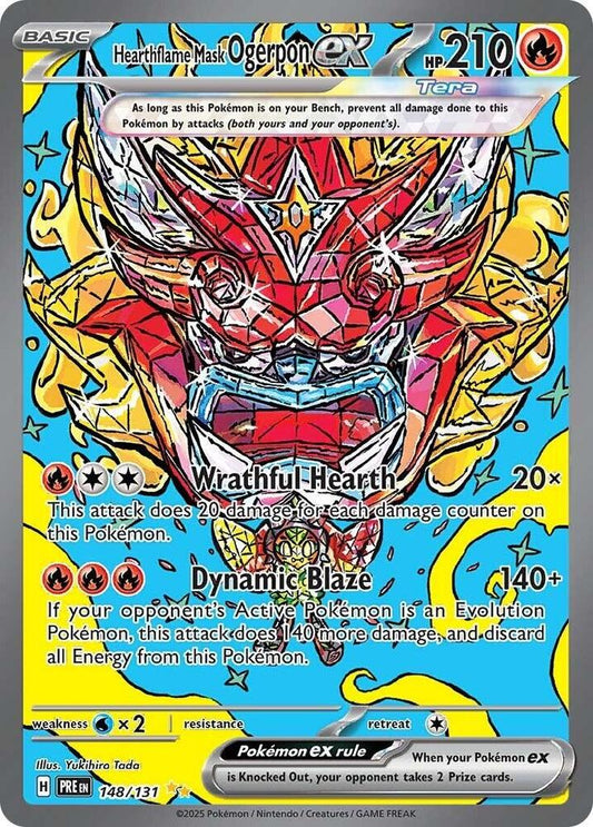 Hearthflame Mask Ogerpon ex - Special Illustration Rare - 148/131