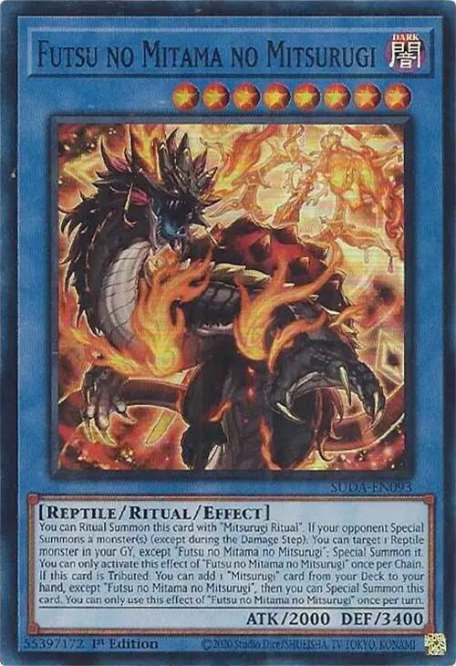 Futsu No Mitama No Mitsurugi - Super Rare - 1st Edition - SUDA-EN093