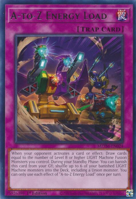 A-To-Z Energy Load - Rare - 1st Edition - MZTM-EN024