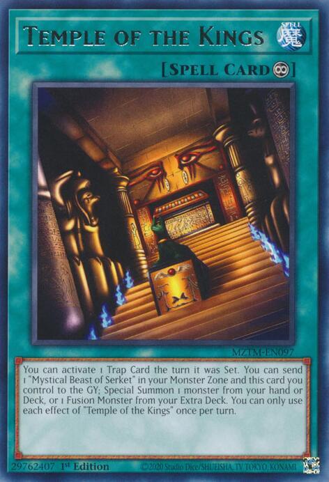 Temple Of The Kings - Rare - 1st Edition - MZTM-EN097