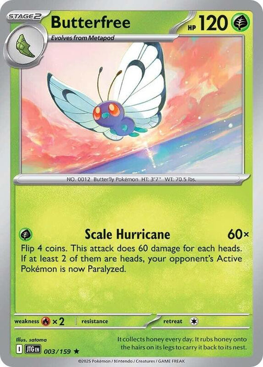 Butterfree - Reverse Foil - Rare - 003/159