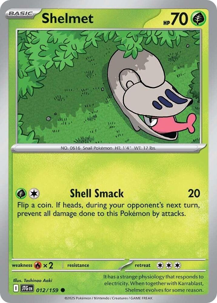 Shelmet - Reverse Holo - Common - 012/159