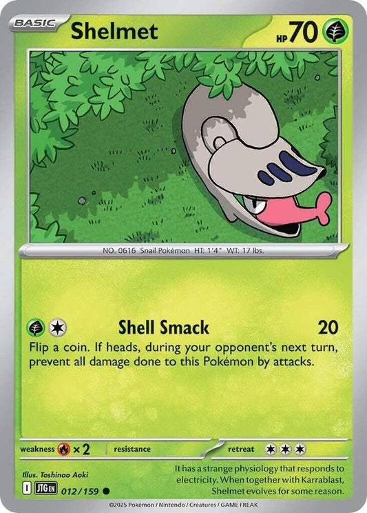 Shelmet - Reverse Holo - Common - 012/159