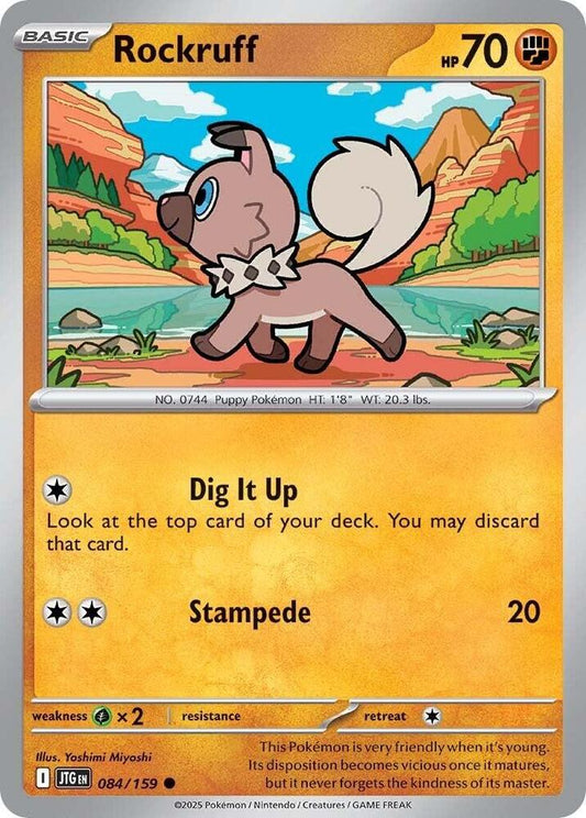 Rockruff - Reverse Holo - Uncommon - 084/159