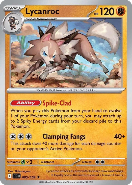 Lycanroc - Holofoil - Rare - 085/159