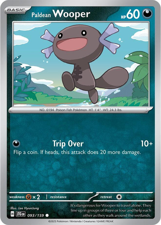Paldean Wooper - Reverse Holo - Common - 093/159