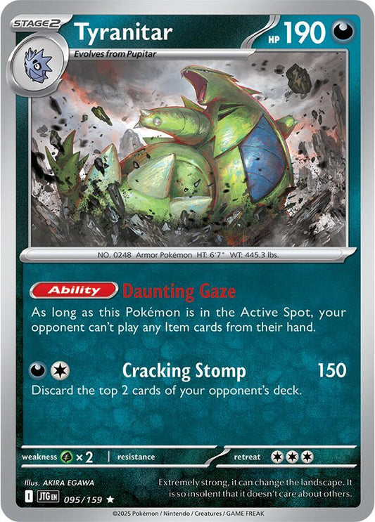Tyranitar - Holofoil - Rare - 095/159