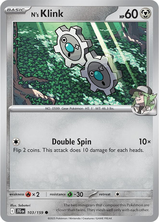 N's Klink - Reverse Holo - Common - 103/159