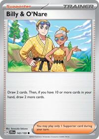 Billy & O'Nare - Reverse Holofoil - 142/159