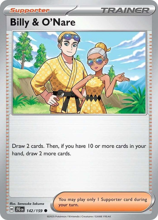 Billy & O'Nare - Reverse Foil - Common - 142/159